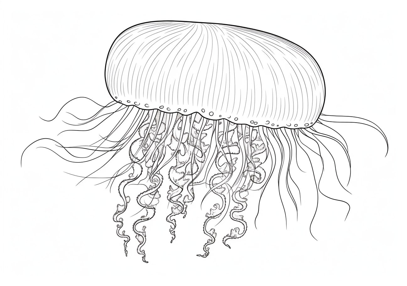 Meduza — Darmowe kolorowanki do druku